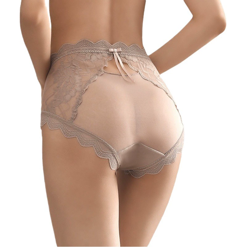 Сексуальное кружево большого размера 200 кг трусики женский хлопок антибактериальный полупрозрачный сетчатый пряжа