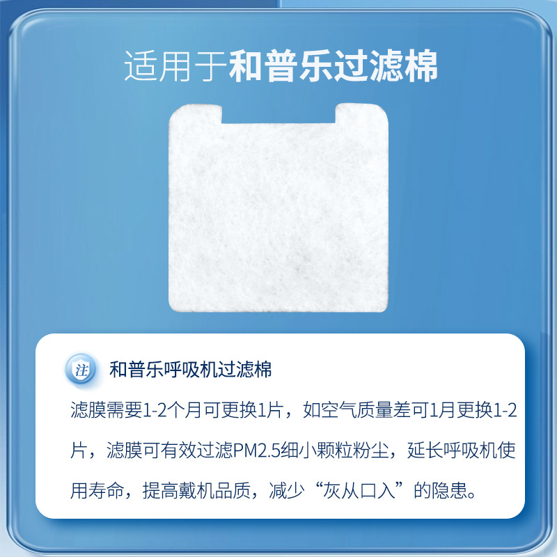 Applicable to original ventilator filter cotton air filter membrane dust filter domestic filter membrane for hepule