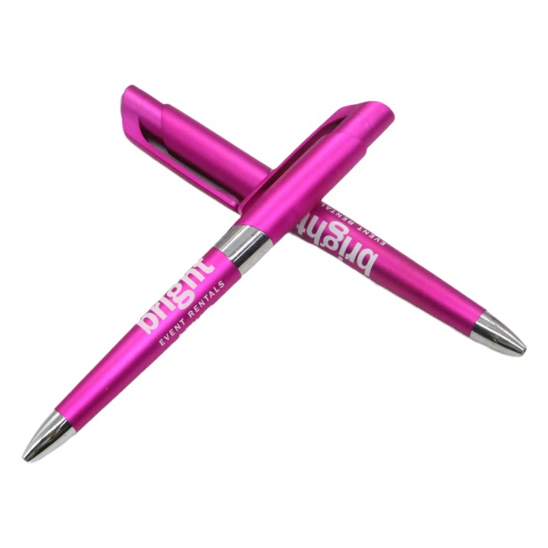 Presione bolígrafo láser logotipo de la pluma al por mayor de fábrica al por mayor de alta apariencia de oficina portátil ligero suministros escolares
