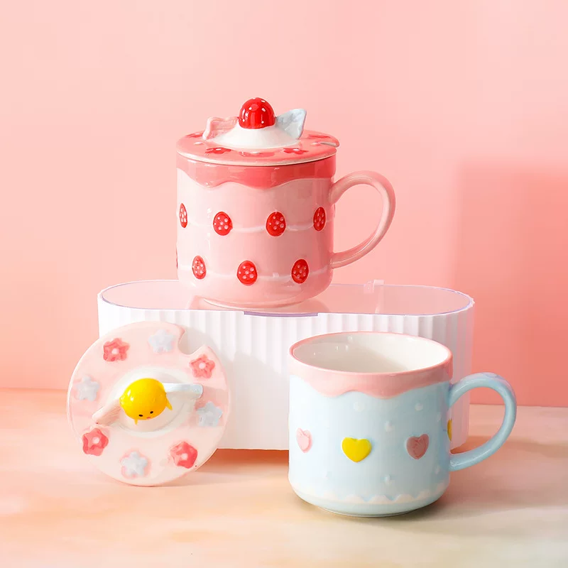 Книжная милая керамическая кружка творческая чашка для воды с ложкой-подарок для пары настроений девушки