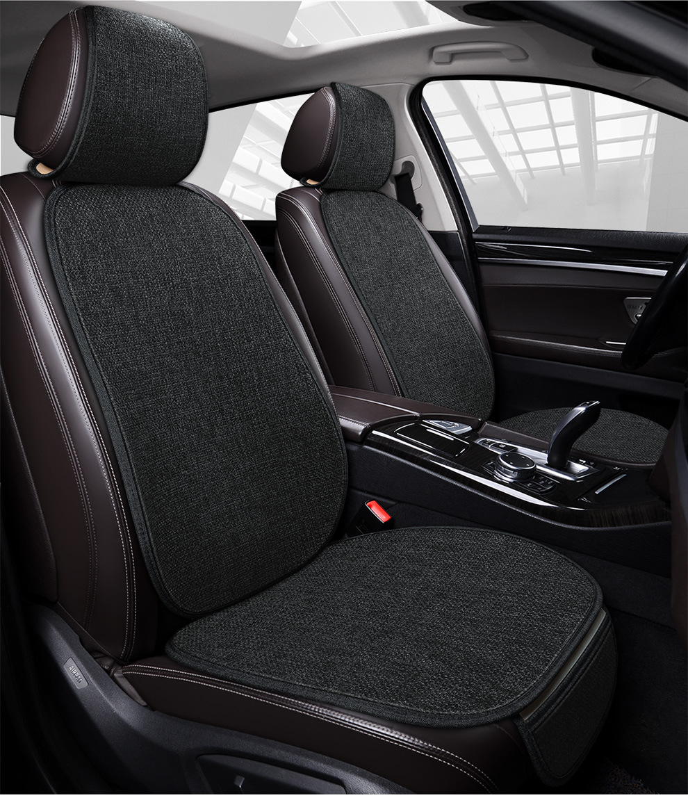 Car Seat Cushion Four Seasons Universal Summer Linen Breathable