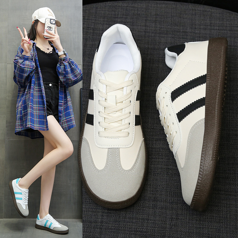 Zapatos de mujer de exportación 2026, primavera, lujo ligero, alta gama, versátiles, suela blanda, informales, estilo alemán, cómodos, tipo A-gan