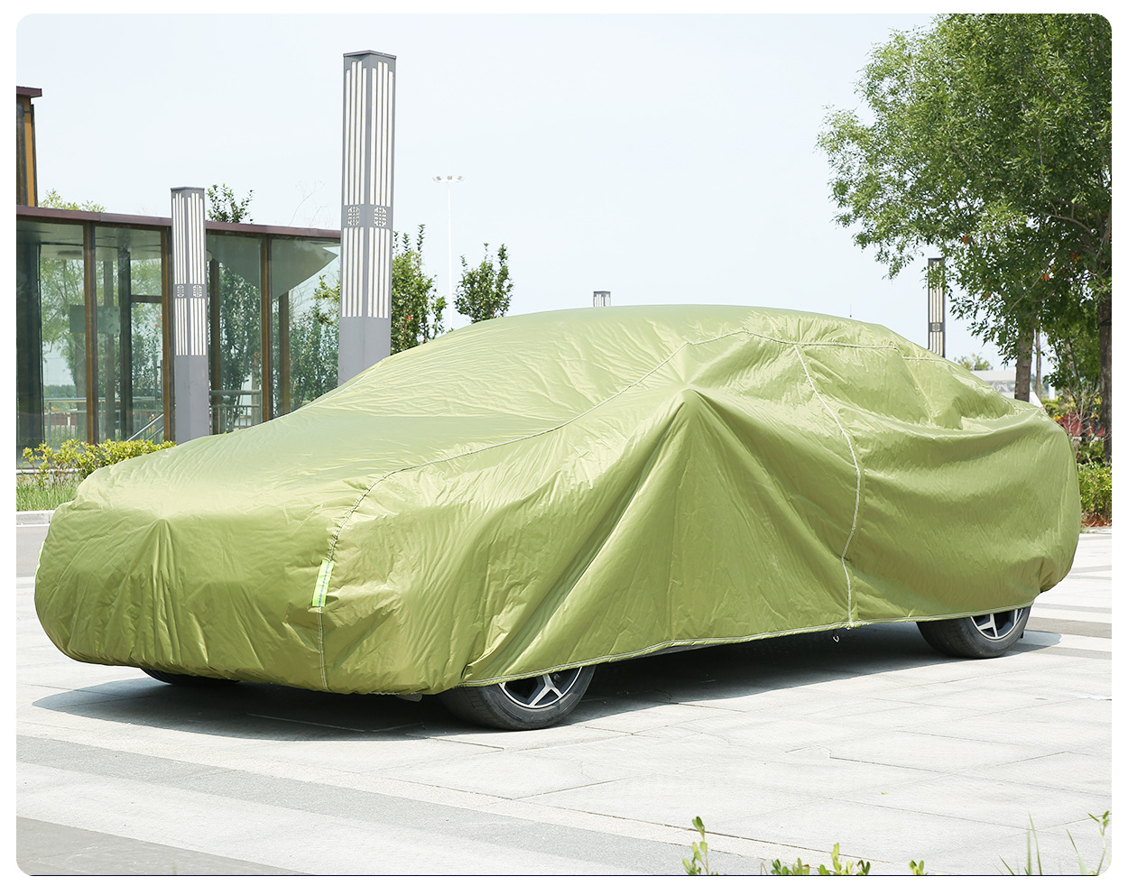 Car Cover Full Cover, Oxford Cloth Thickened Car Cover, Anti-Hail, Dustproof Cover, Full Car Protection Against Sun, Rain, and Water