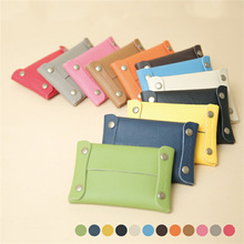 日版迷你纸巾包 便携随身口袋抽纸巾收纳袋 可拆卸小号皮革纸巾套