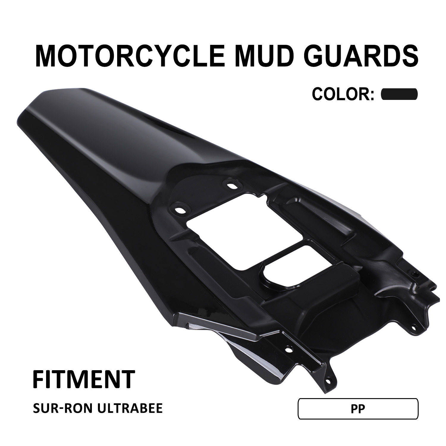 Suitable for Sur-Ron Qilong Jifeng Rear Fender Modification Carbon Fiber Pattern Shock Absorber Mudguard Rear Wheel Splash Guard Fender