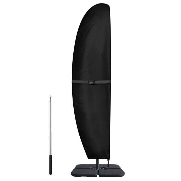 Cross-Border Hot Selling Parasol Cover, Beach Umbrella Protective Cover, Roman Umbrella Dustproof and Rainproof Cover, Outdoor Banana Umbrella Cover