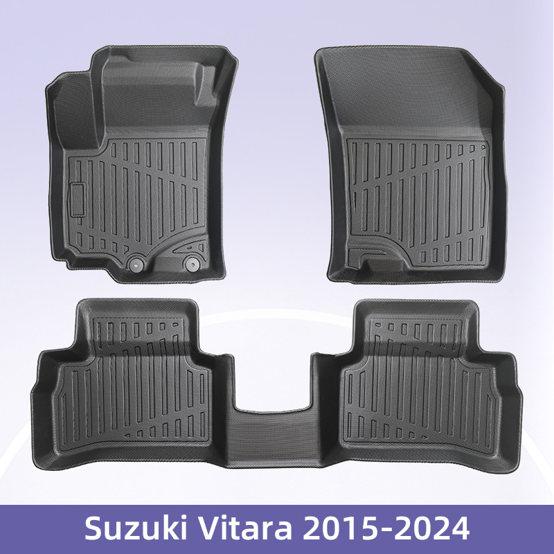 Europa es adecuado para Suzuki Vitara2015 - 2024 híbrido 3D todo el tiempo TPE cojín de pie de automóvil