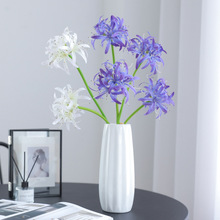 仿真2头彼岸花高级感绢花酒店家居装饰婚礼现场布置道具摆件假花