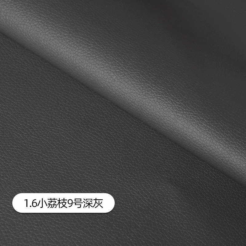 Litchi pattern leather surface 1.6 width small pebble pattern artificial leather self-adhesive sofa repair subsidy refurbished leather material