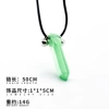 Green crystal necklace