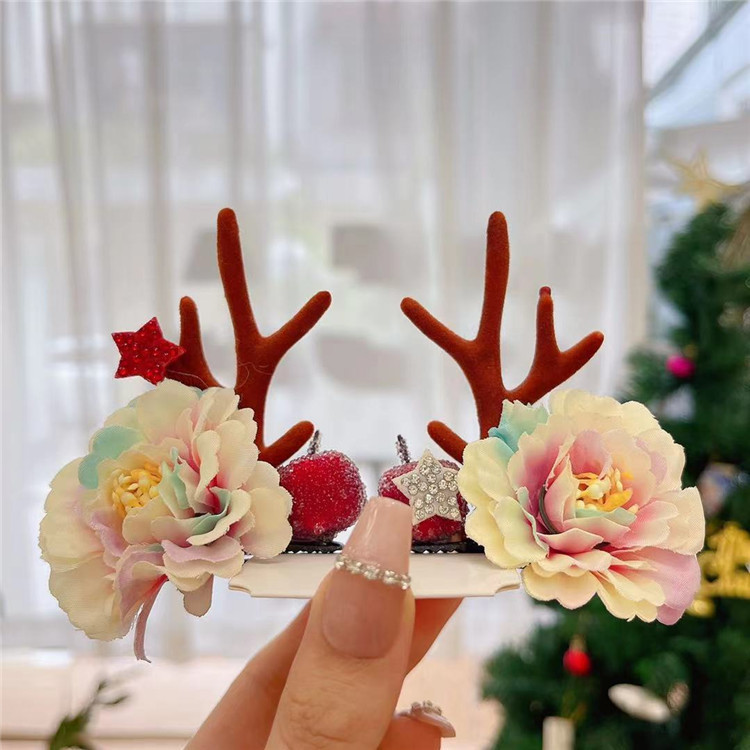 55g Weight Christmas Festival Women's Gender Cute Style Cute Women's Hair Clips 21