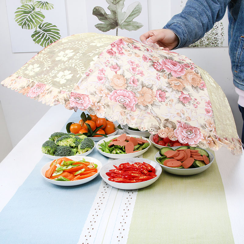 A5L Food Cover Summer Large Household Foldable Table Cover Leftover Food Cover Dish Cover Umbrella Table Cover Food Cover