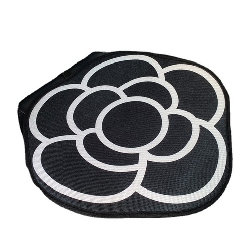 Car seat cushion for all seasons single piece summer linen ins internet celebrity rhombus car rear seat cushion for women