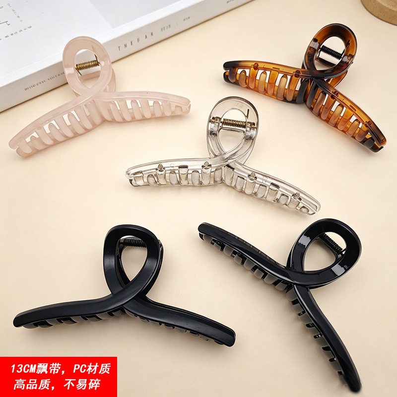 High-Quality Pc Hair Clip, Large Size for Thick Hair, Women's High-End Shark Clip for Back-Of-Head Updo, 13cm Hair Clip Wholesale High-Quality Pc Hair Clip, Large Size for Thick Hair, Women's High-End Shark Clip for Back-Of-Head Updo, 13cm Hair Clip Wholesale