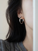 Advanced earrings, french style, 2021 years
