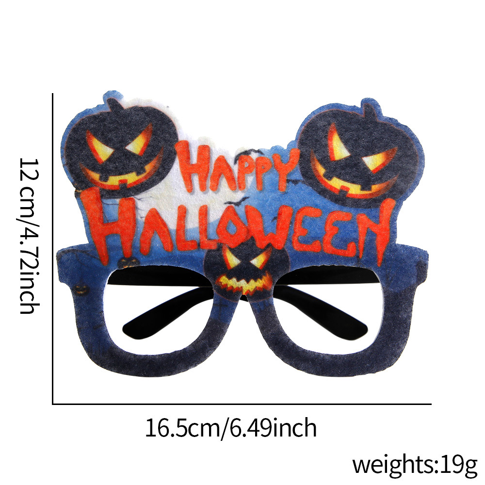 Araña calabaza gafas de dibujos animados Marco de vestir Gafas transfronterizas nuevas gafas de Halloween niños adultos fantasma Festival Fiesta Decoración