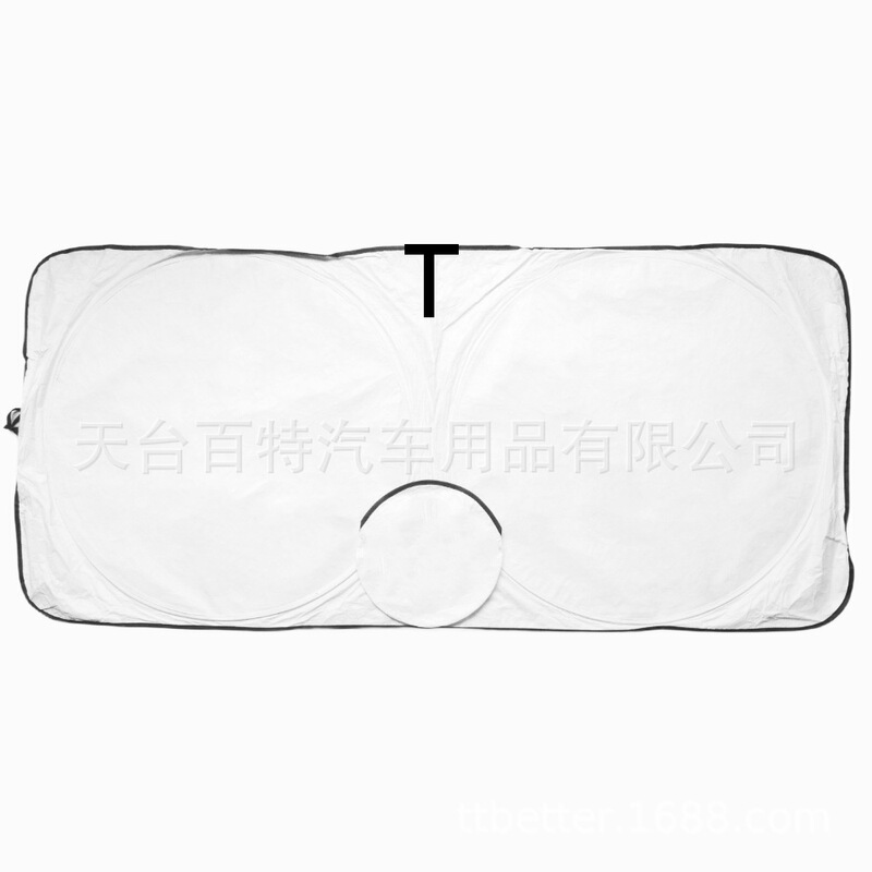 Tyvek Dupont Fabric Car Sunshade Uv-Resistant Heat Insulation Sun Shield Double-Layer Front Uv Protection