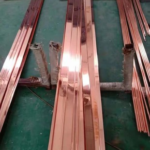 Copper-clad steel flat steel copper-plated flat steel grounding material lightning protection copper-plated horizontal grounding body copper-clad steel flat steel flat copper