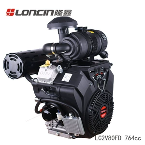 Loncin iki silindrli 27 at gücü LC2V80FD benzin mühərriki 764cc 17KW