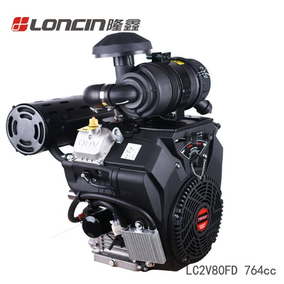 Loncin twin-cylinder 27 horsepower LC2V80FD gasoline engine 764cc 17KW for marine cleaning machine (Avtomobil mühərrikləri)