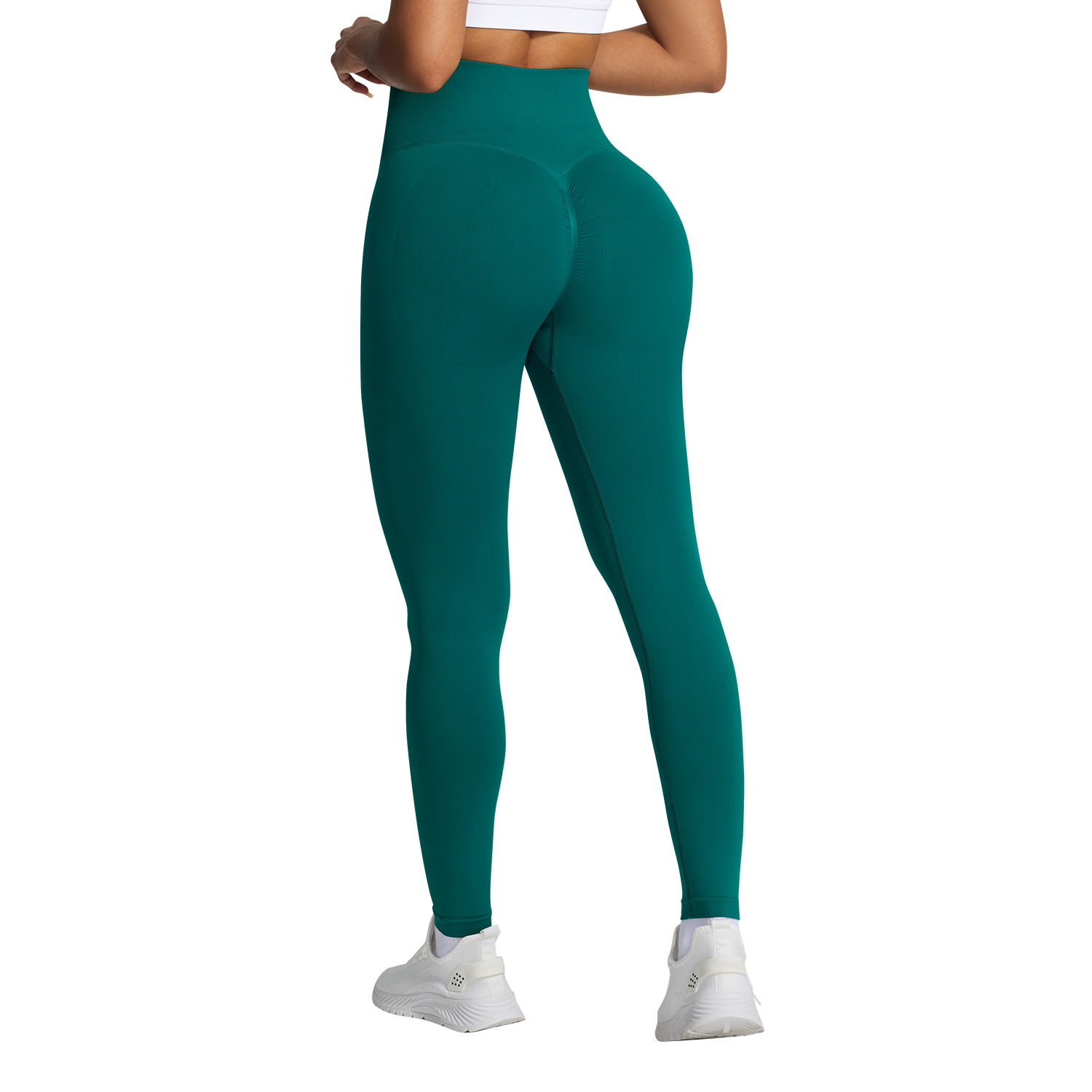 Pantalones de yoga deportivos de cadera de melocotón sin costuras transfronterizos pantalones de yoga de cintura alta elásticos para mujer