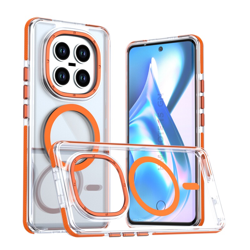 Suitable for Redmi Note15Pro+ Magnetic Phone Case 15C Transparent Two-Color Cross-Border Airbag Anti-Fall Protective Cover A3 Suitable for Redmi Note15Pro+ Magnetic Phone Case 15C Transparent Two-Color Cross-Border Airbag Anti-Fall Protective Cover A3