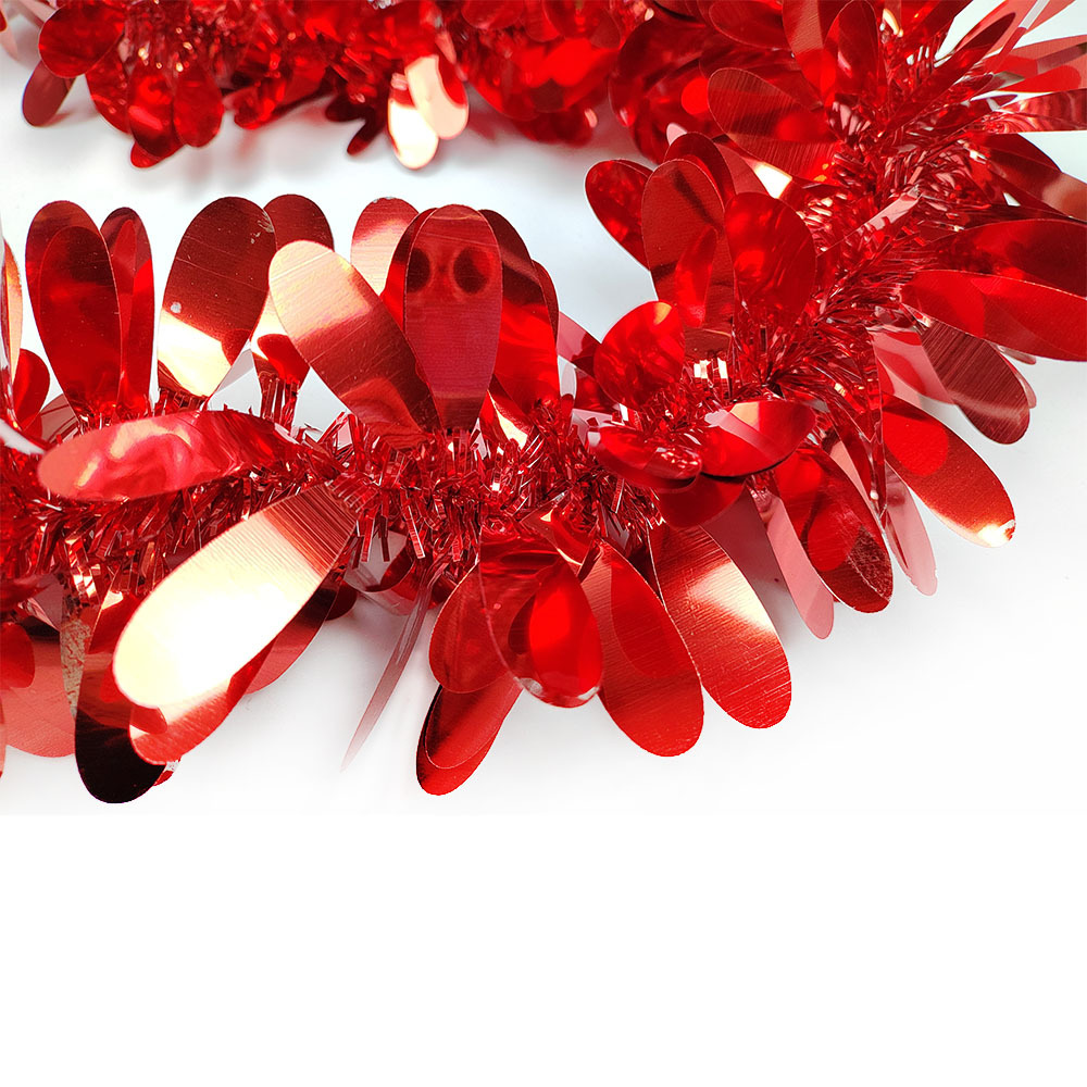 Navidad decoración colorida gota de agua tira de color fiesta de cumpleaños boda escena escalera barandilla decoración arreglo lana tira