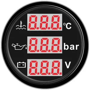 Su Temperaturu, Yağ Təzyiqi, Gərginlik 3-ü 1-də Kombinə Göstərici