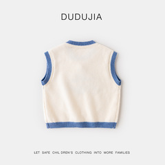 寶寶針織馬甲冬季男童毛衣馬甲秋冬女童背心中小童童裝嬰兒馬甲潮