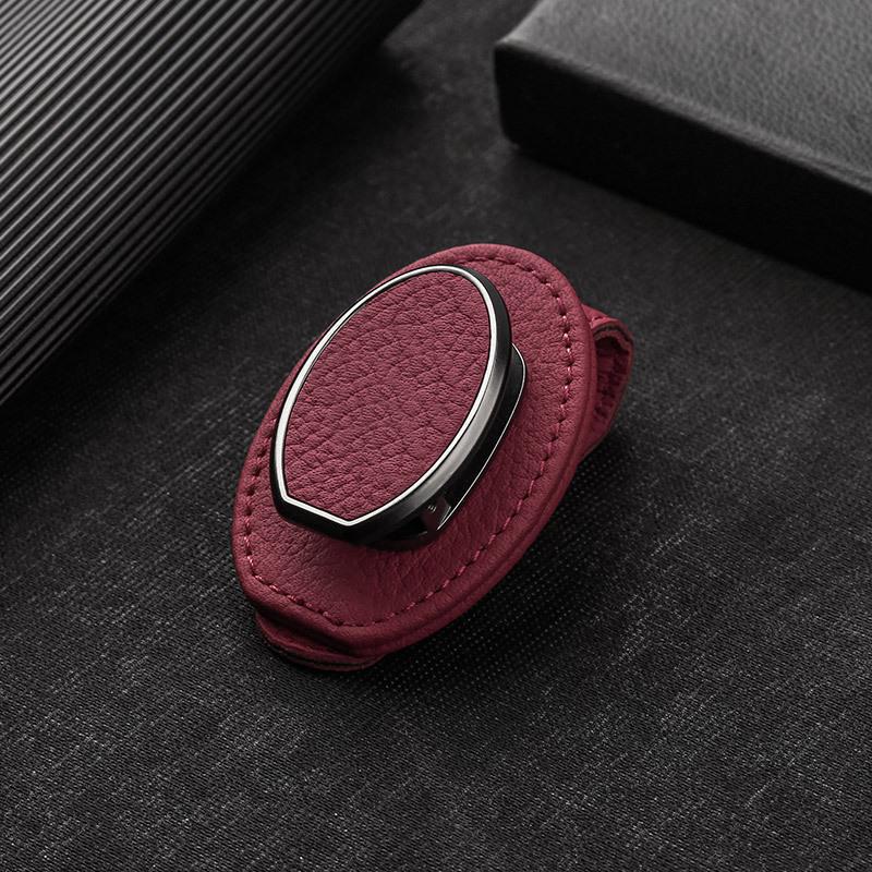 Car Glasses Clip, Car Glasses Frame Leather, Car Visor Storage Box, Sunglasses Clip, New._voghion.com