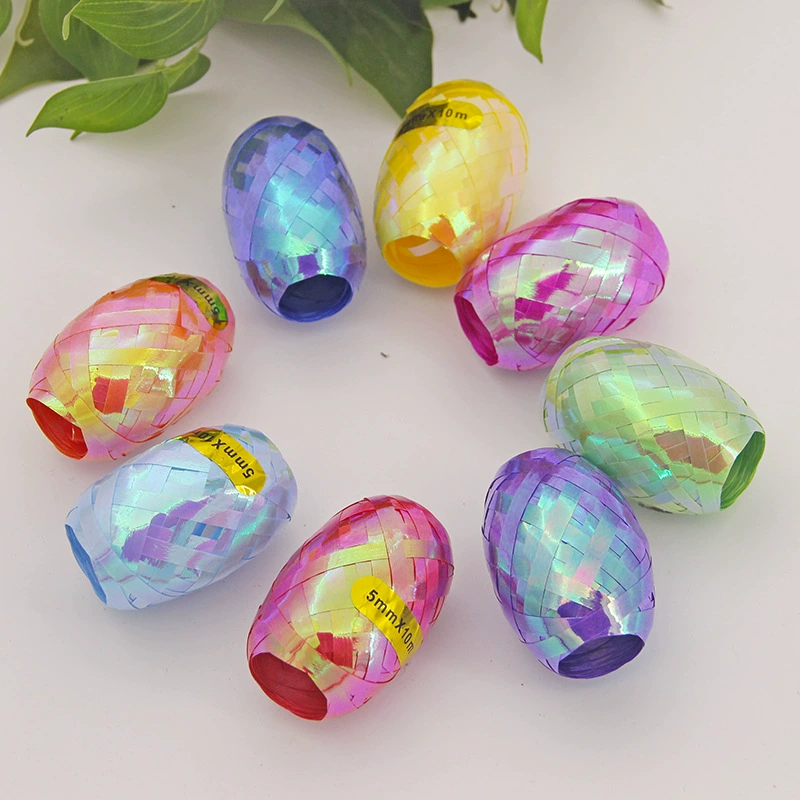 Свадебная композиция Радужная лента для регби Праздник День рождения Декоративная веревка для галстука 10 м Лента для воздушных шаров оптом