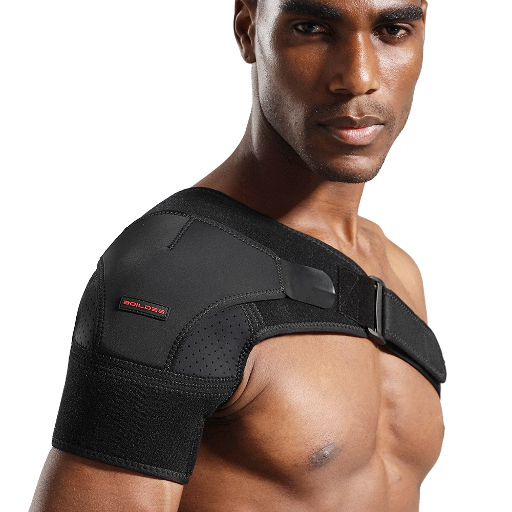 Трансграничная горячая Распродажа Регулируемая Наплечная Подушка ремень давления Стабильный спортивный плечевой ремень SBR анти-напряжение плечо защитный жилет