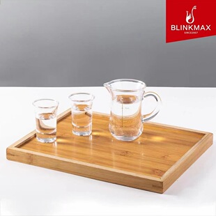 Lizun liquor dispenser with scale small wine jug glass household commercial hotel restaurant wine jug 140 wholesale