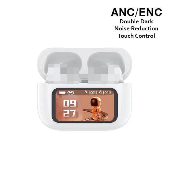 A9 Pro Anc with Display Screen Noise Reduction Pro2 Suitable for Huawei Android Bluetooth Headset