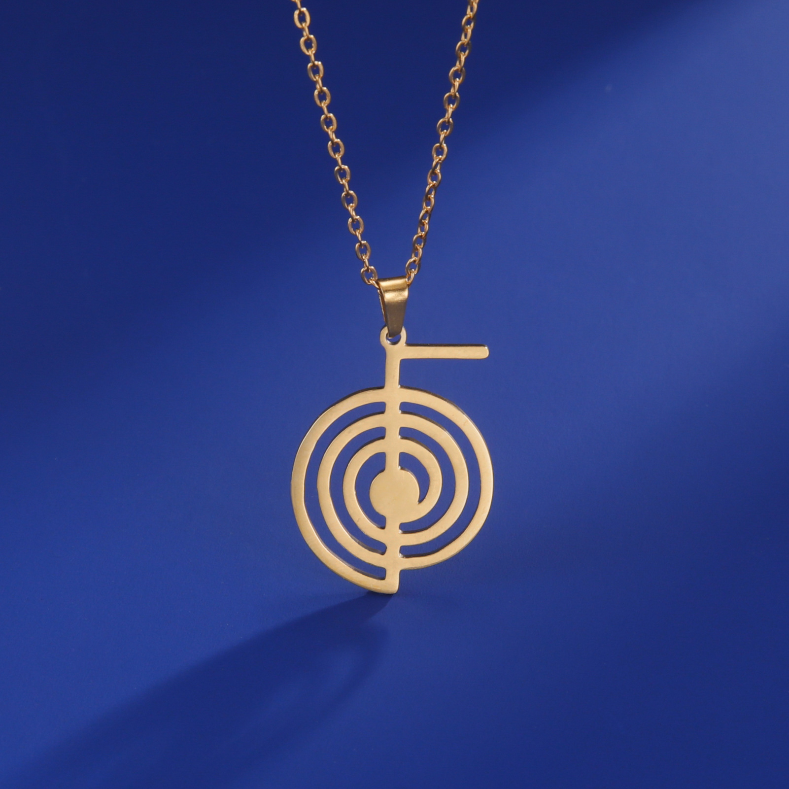 Geometric Spiral Pendant 7