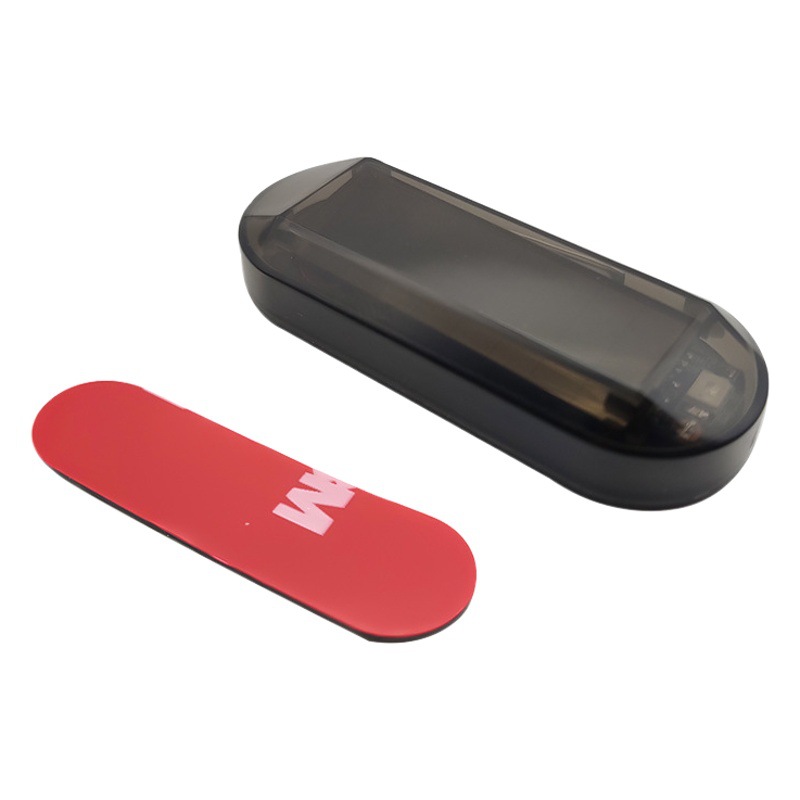 Coche solar luz antirrobo coche universal LED medio luz neta motocicleta coche eléctrico anti-colisión advertencia luz de flash