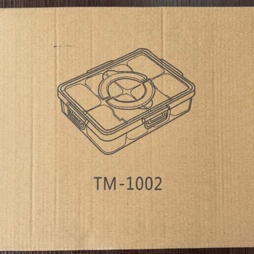 Condimento plástico de preservación de fresco caja de sellado de cocina caja de almacenamiento de especias formato de clasificación de alimentos condimentos de granos transparentes