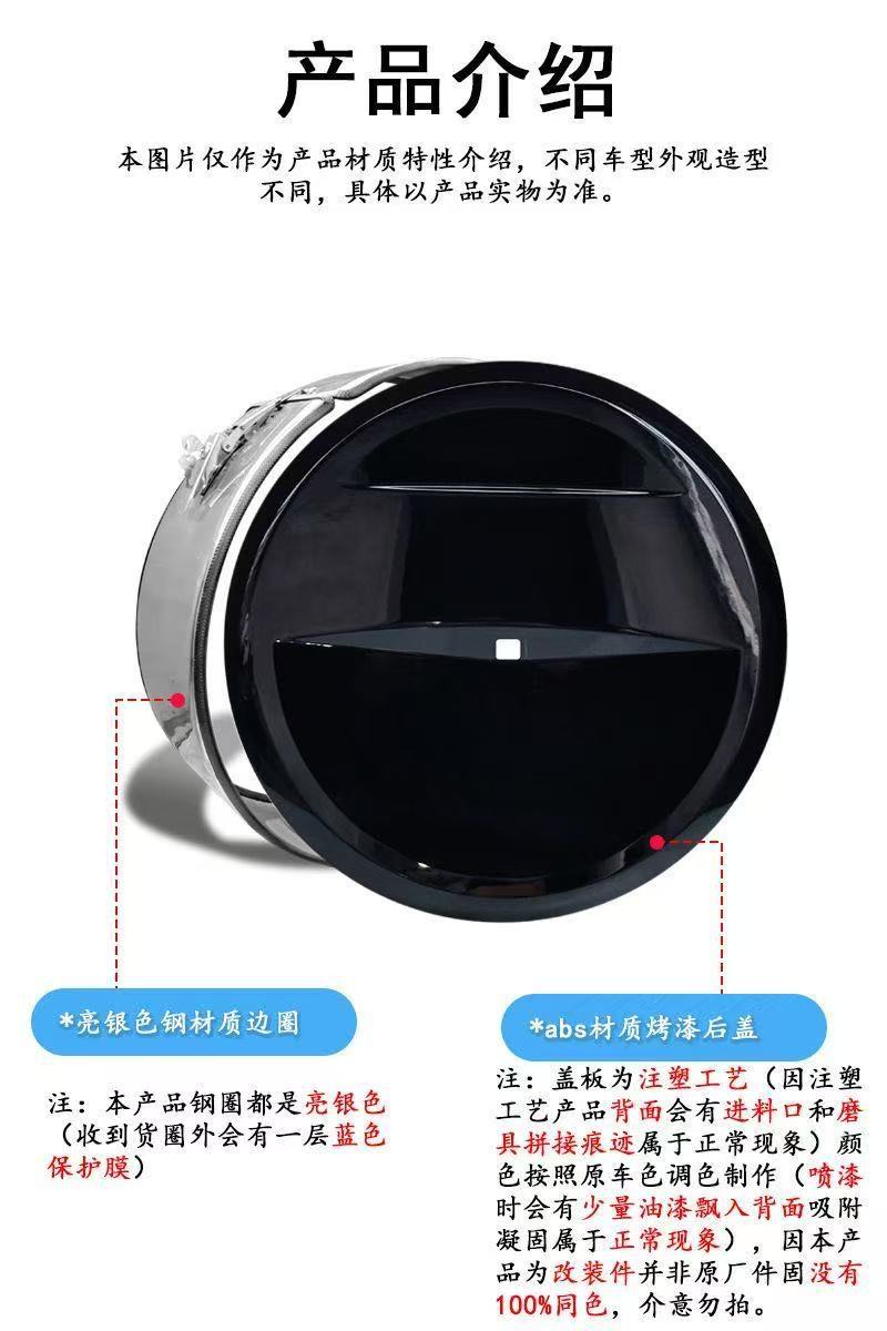 26 New Models of Tank 300 Spare Tire Covers, Non-Destructive Installation, Abs Plastic Rear Cover Modification and Decorative Accessories for Tank 300L
