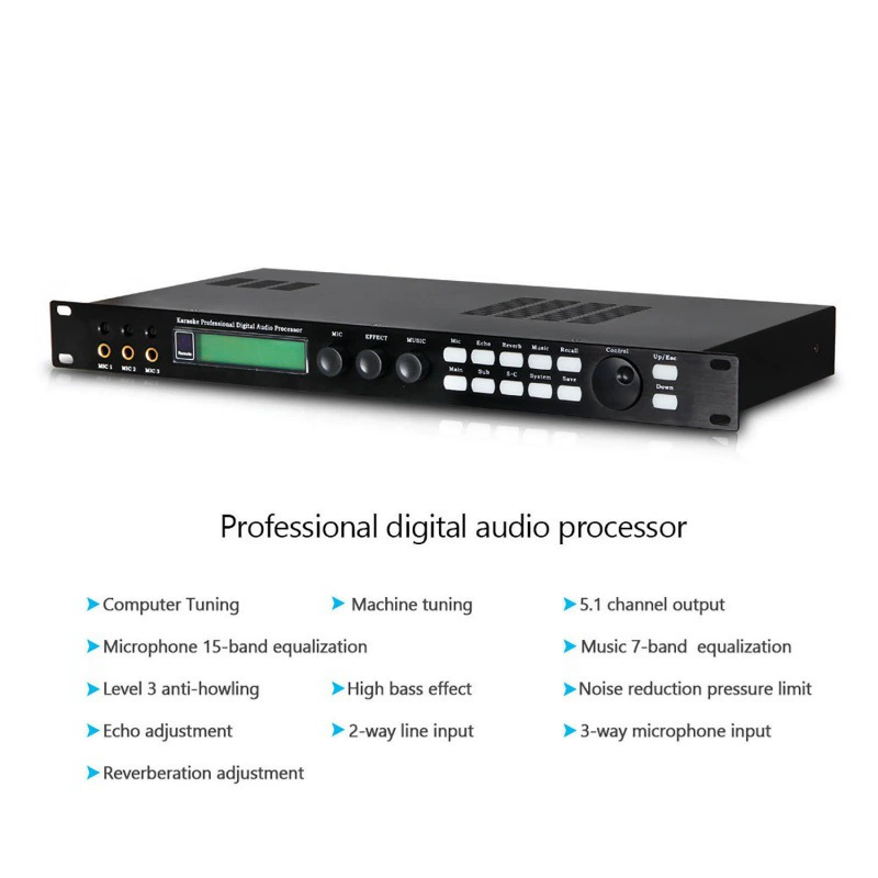X5 Effector Professional Anti-Dawn DSP передний аудиопроцессор KTV цифровой гибридный караоке