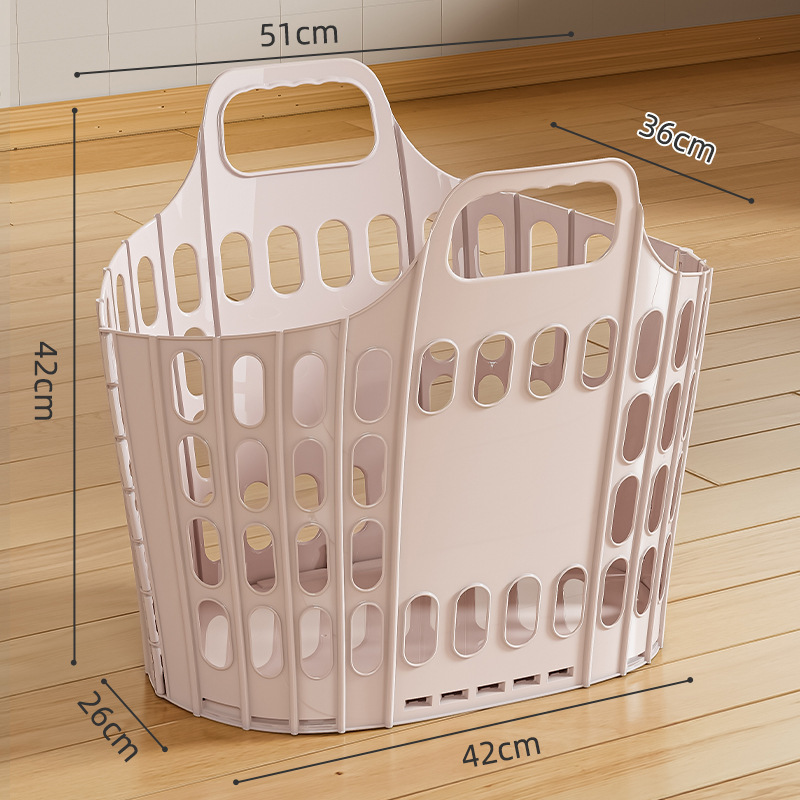 Cesta de ropa sucia plegable para el hogar baño de gran capacidad artefacto de ropa red baño de ropa sucia cesta de almacenamiento de ropa sucia