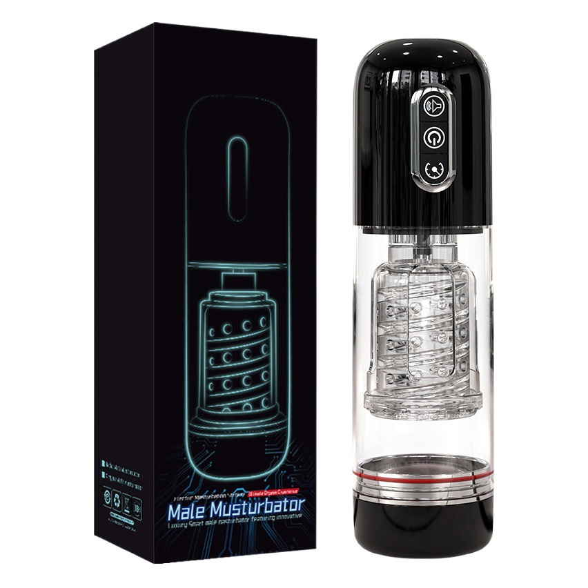 Taza de aviones retráctil automático giratorio masturbación ejercicio masculino masturbación sexo adulto juguetes sexuales masculinos