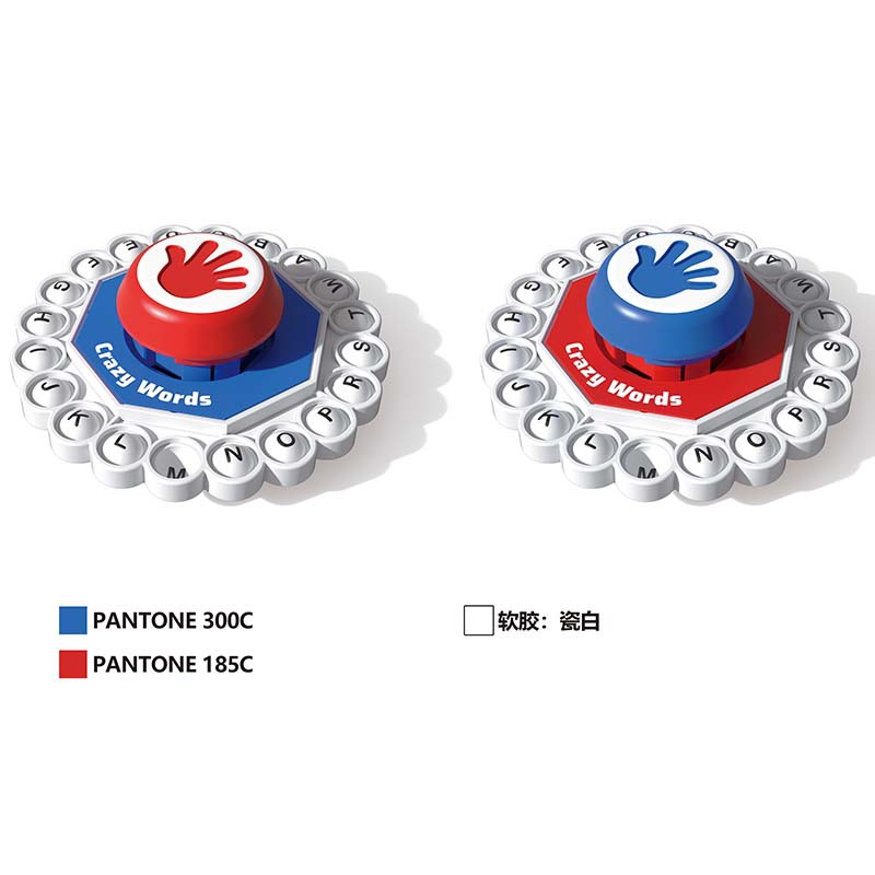 跨境亚马逊疯狂字母游戏棋盘桌游玩具亲子互动快节奏单词桌面游戏