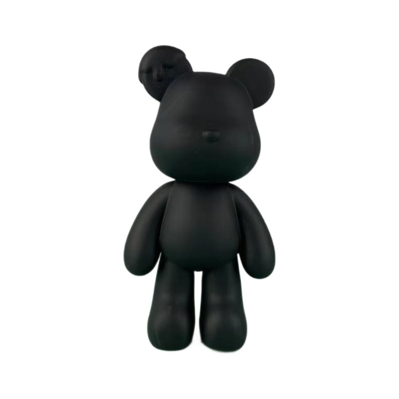 (2개) 대외 무역 DIY 비닐 폭력 곰 흑백 배아 공장 직접 그물 붉은 유체 곰 낙서 수제 장식품 도매