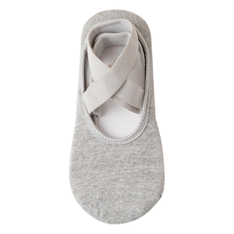 Calcetines de yoga profesional antideslizante baile de mujer principiante calcetines de cinco dedos calcetines de algodón peinado absorbente de sudor calcetines deportivos delgados calcetines de trampolín