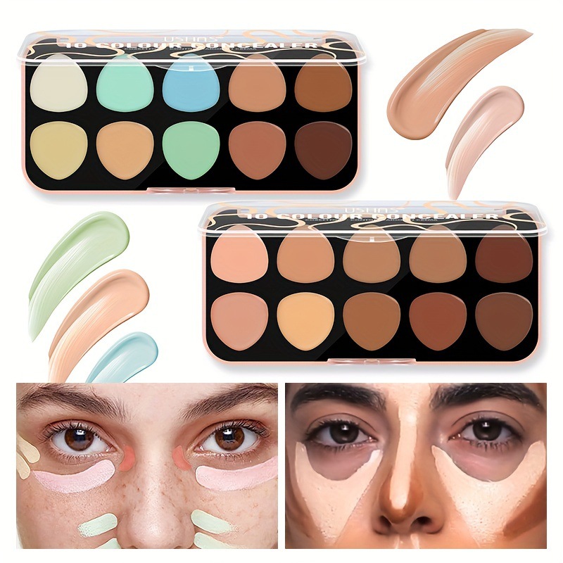 (caja de exhibición) USHAS Transfronterizo 10 color concelador ES4190A