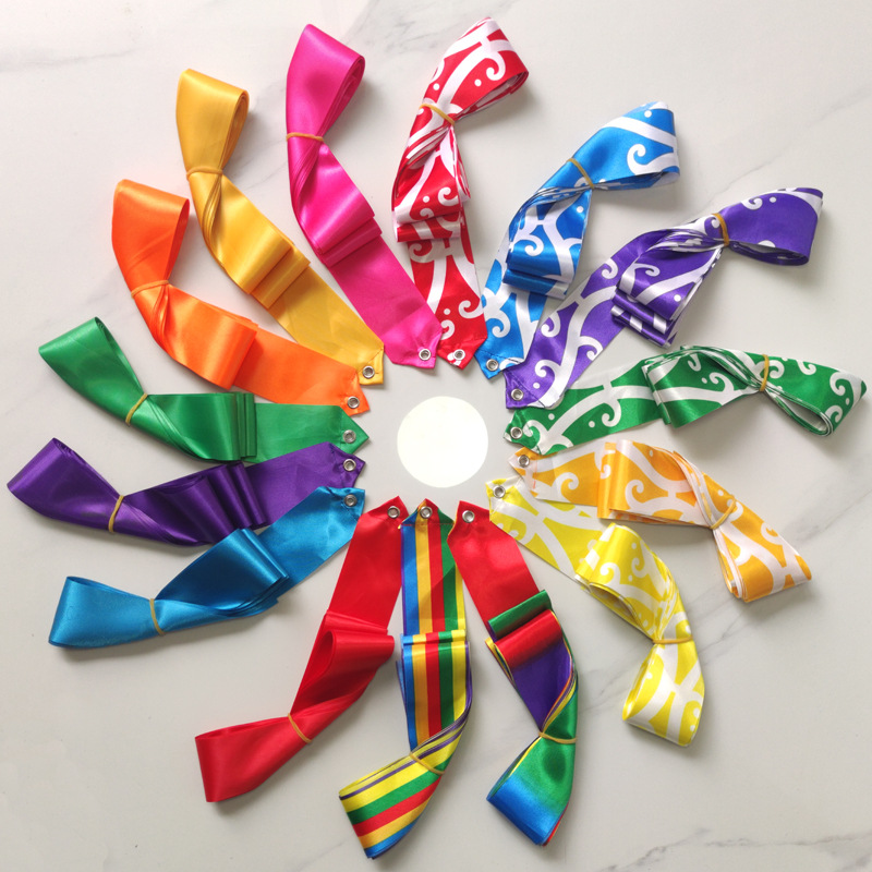 彩带旗杆舞蹈道具伸缩杆彩带6米5厘米舞蹈演出用品广场舞健身彩带|ru