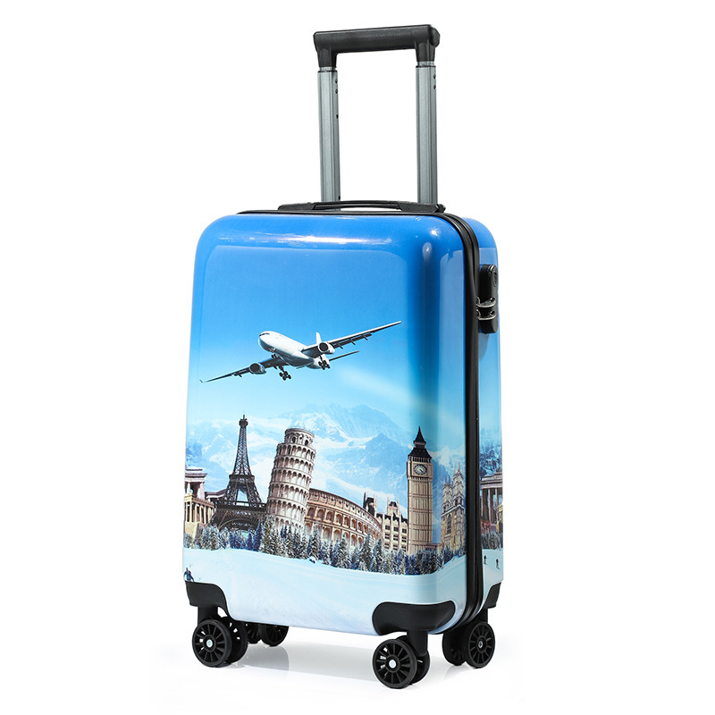 Set of Three or Four Carry-On Luggage Sets with Spinner Wheels, Pc Suitcases, Zipper Combination Lock Suitcases, Direct from Manufacturer, Suitable for Airplanes Set of Three or Four Carry-On Luggage Sets with Spinner Wheels, Pc Suitcases, Zipper Combination Lock Suitcases, Direct from Manufacturer, Suitable for Airplanes