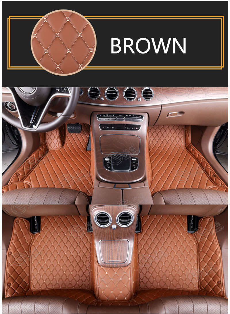 Cross-Border Full-Coverage Car Floor Mats, Left-Hand Drive Car Floor Mats, Factory Source for Custom Car-Specific Floor Mats