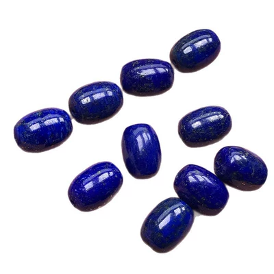 Lazuli Barrel Beads Loose Beads: Zərgərlik ara hissələri
