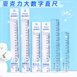 ����������ֱ��15cm/20cm��͸��ֱ�ߌW���L�D�y�����k���̶ȳ�